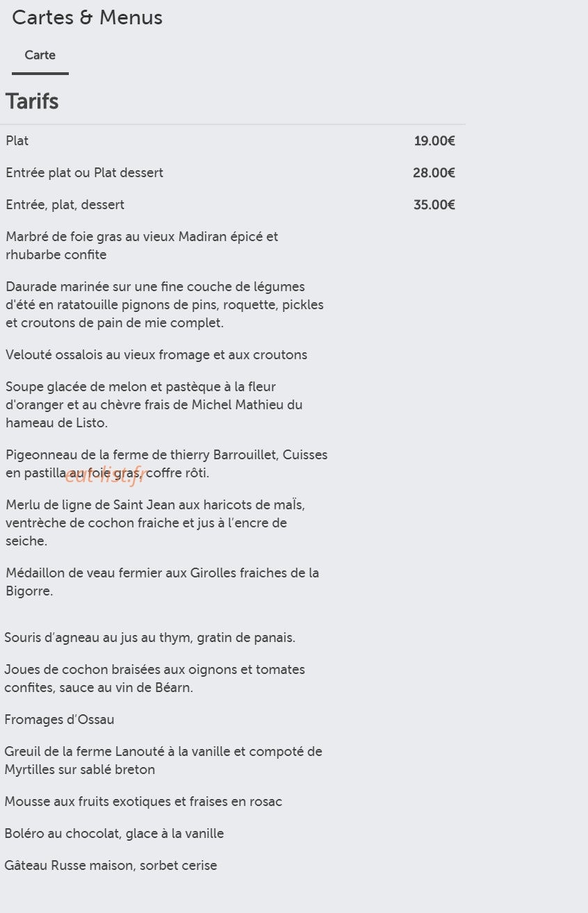 Les Bains de Secours — carte page 1