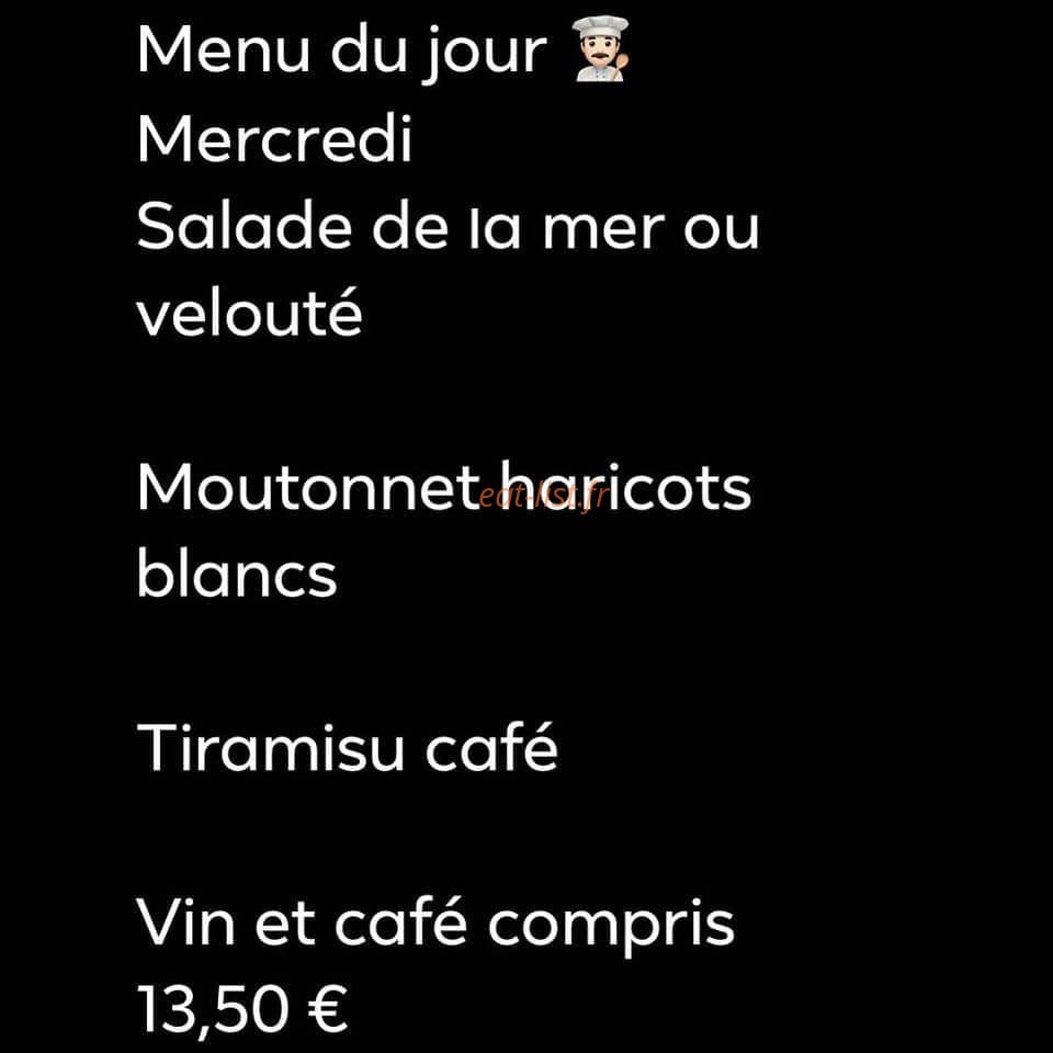 Chez Camy — carte page 1