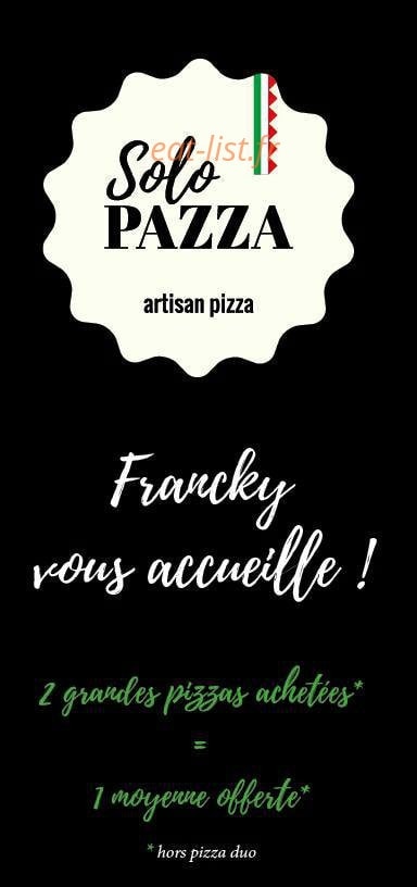 Solo Pazza — carte page 1