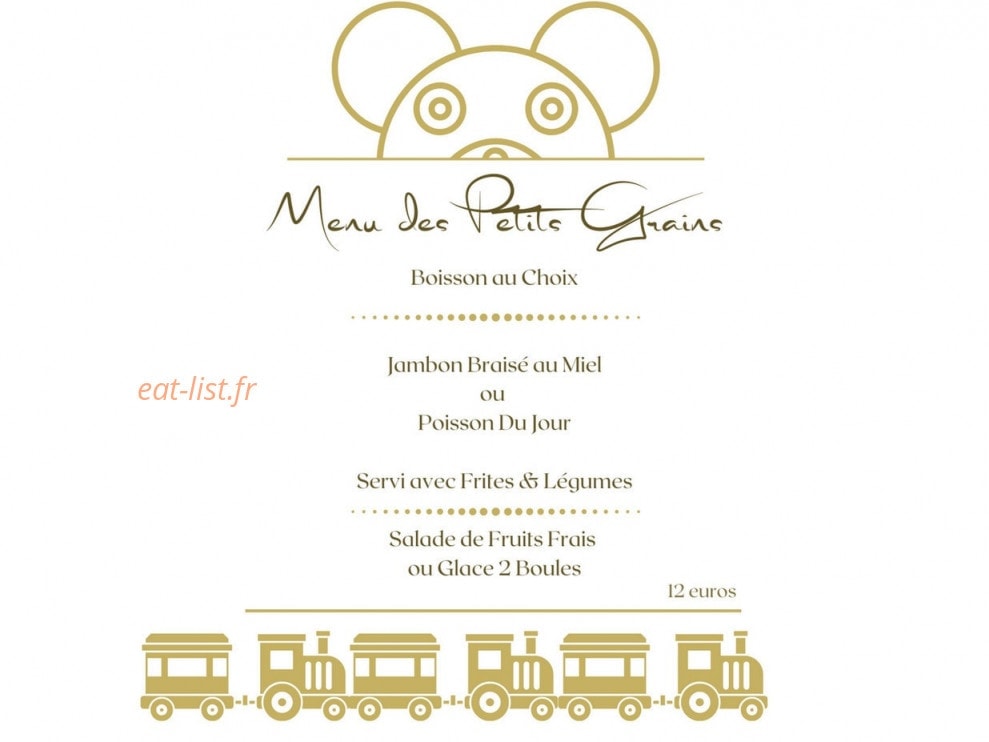 Bistrot 4 Grains — carte page 4
