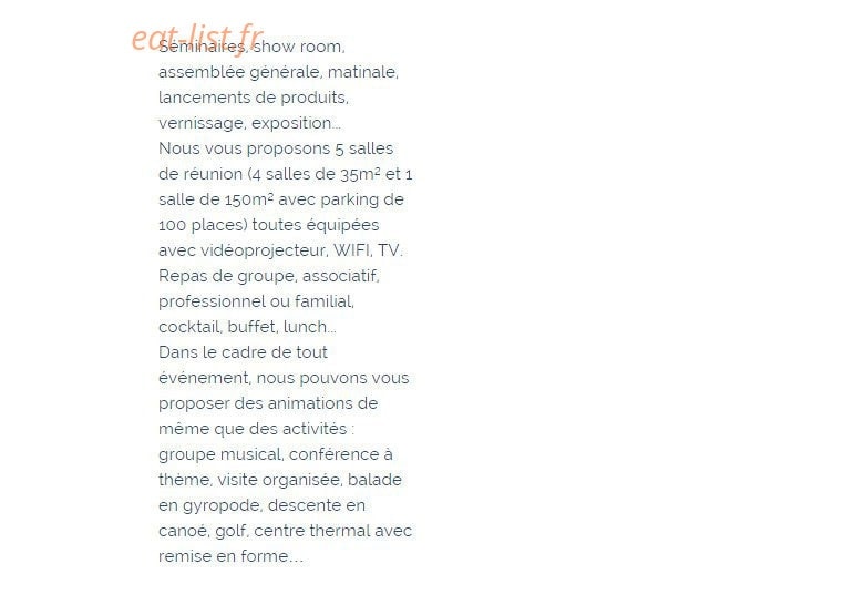 Le Lodge — carte page 2