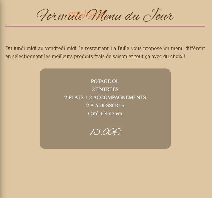 La Bulle — carte page 5