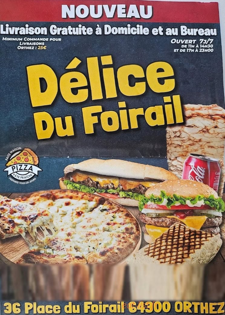 Délice Du Foirail — carte page 1