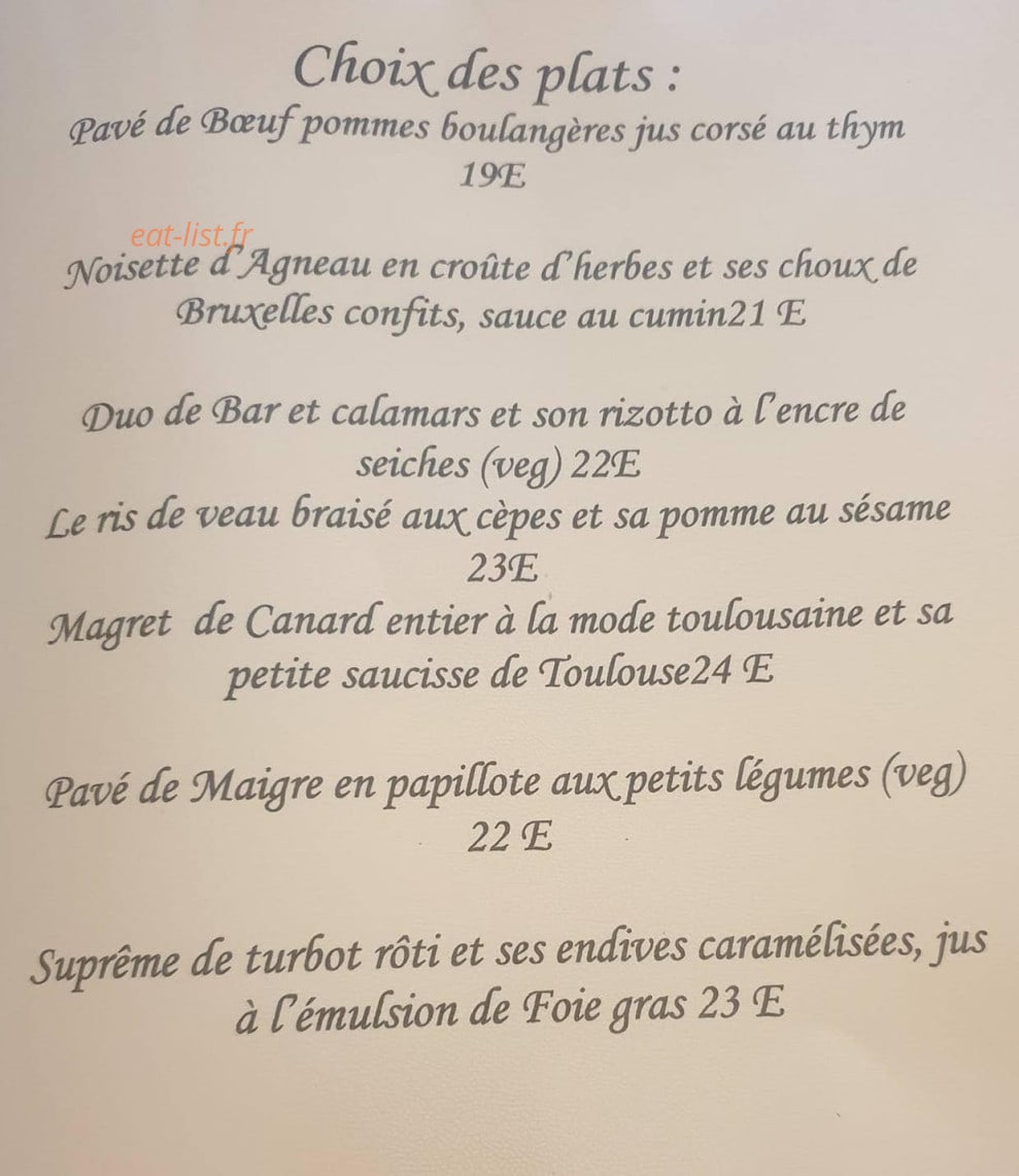 La Casa — carte page 3