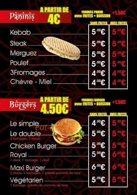 Spicy — carte page 2
