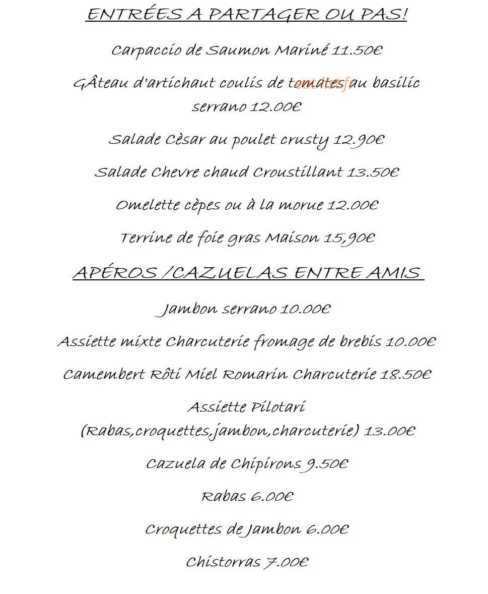 Mendionde — carte page 1