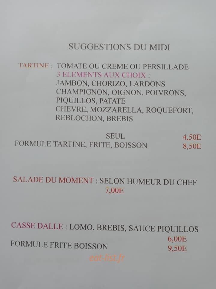 Sur le pouce — carte page 3