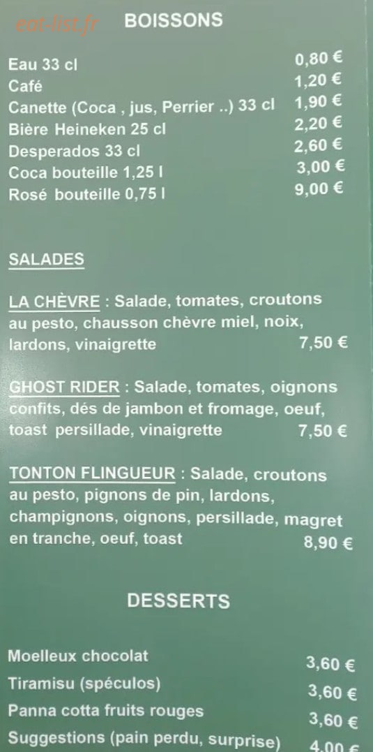 Sur le pouce — carte page 6