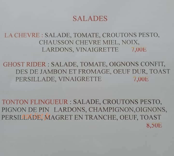 Sur le pouce — carte page 4