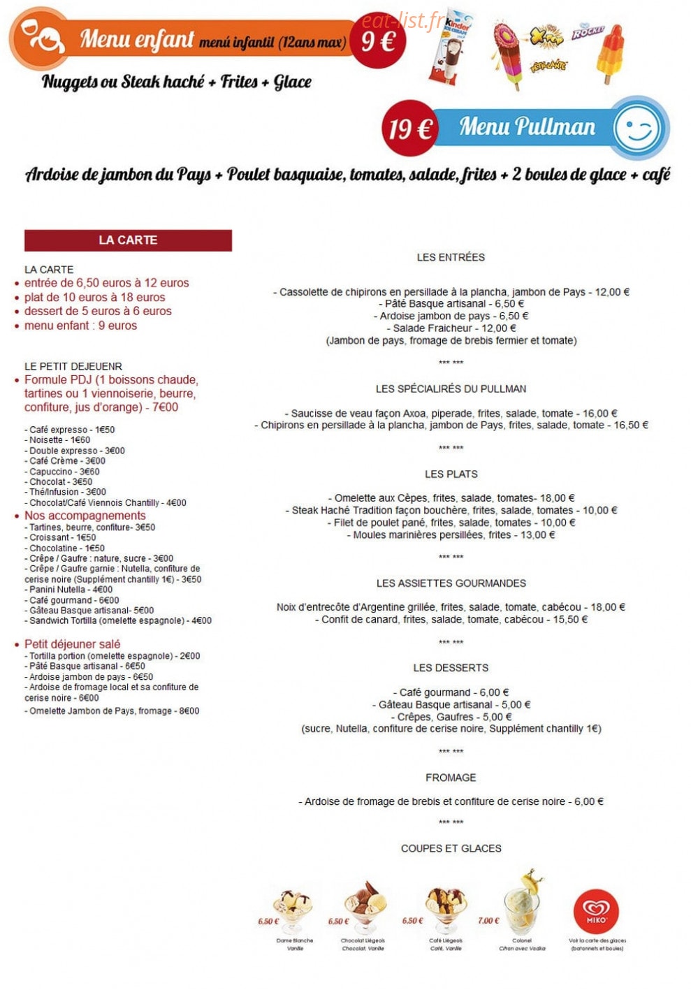 Le Pullman — carte page 1