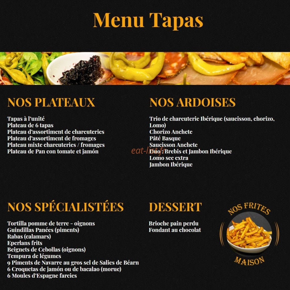Le Before PuB — carte page 1