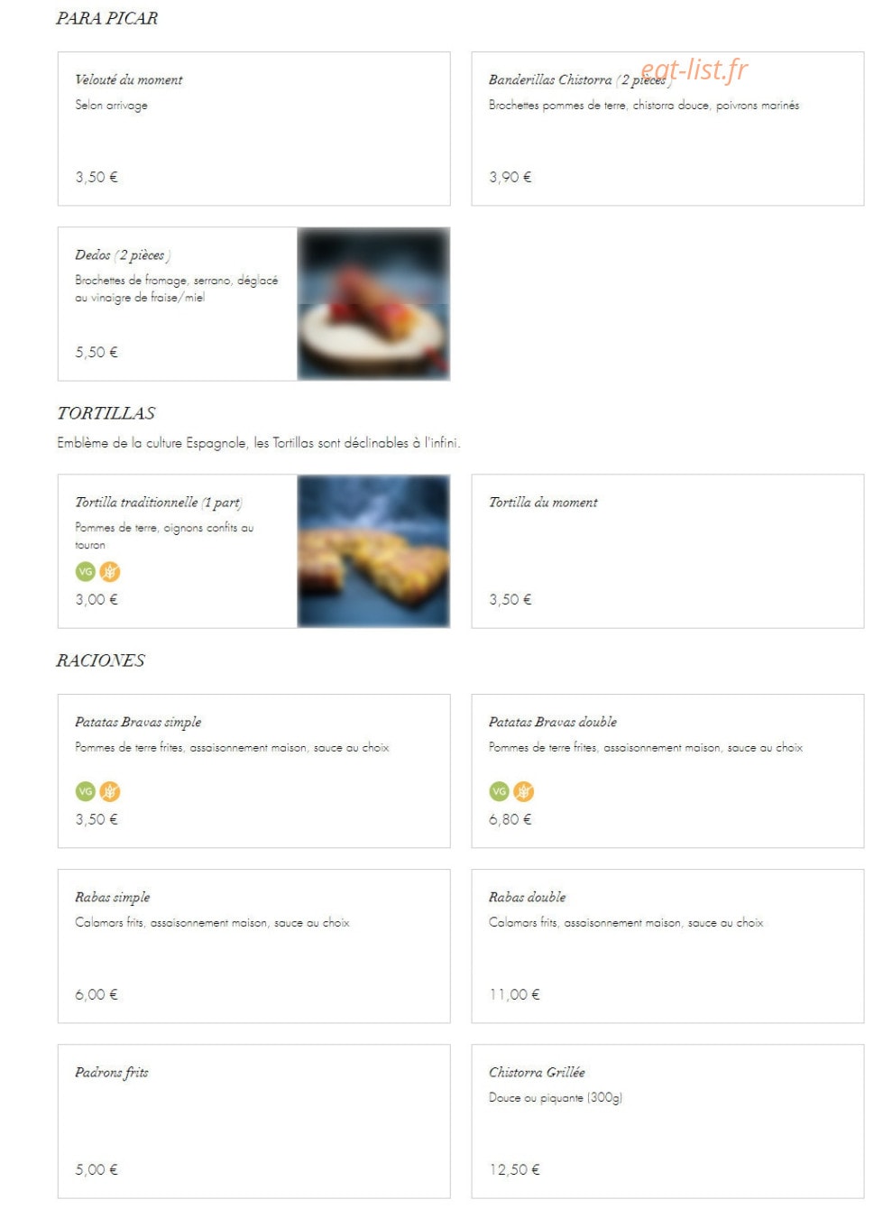 Casa Delicia — carte page 2