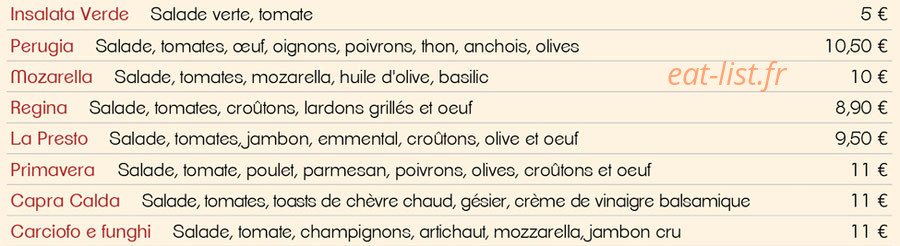 Pizza di Mamma — carte page 3