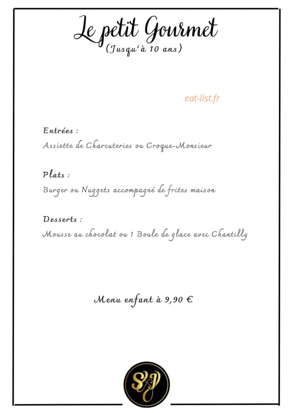 Chez Les Boulettes — carte page 3