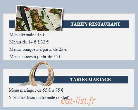 Chez Germaine — carte page 1
