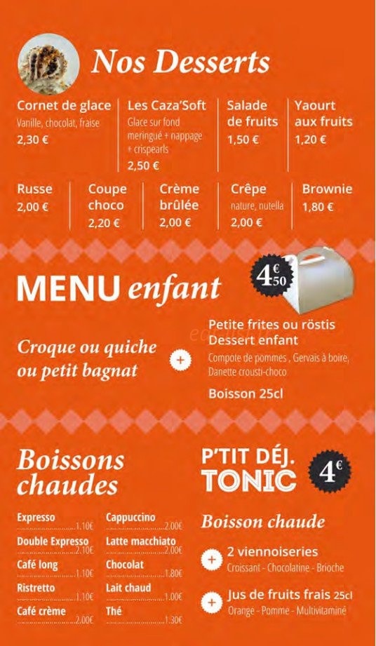 Caza'Pan — carte page 5
