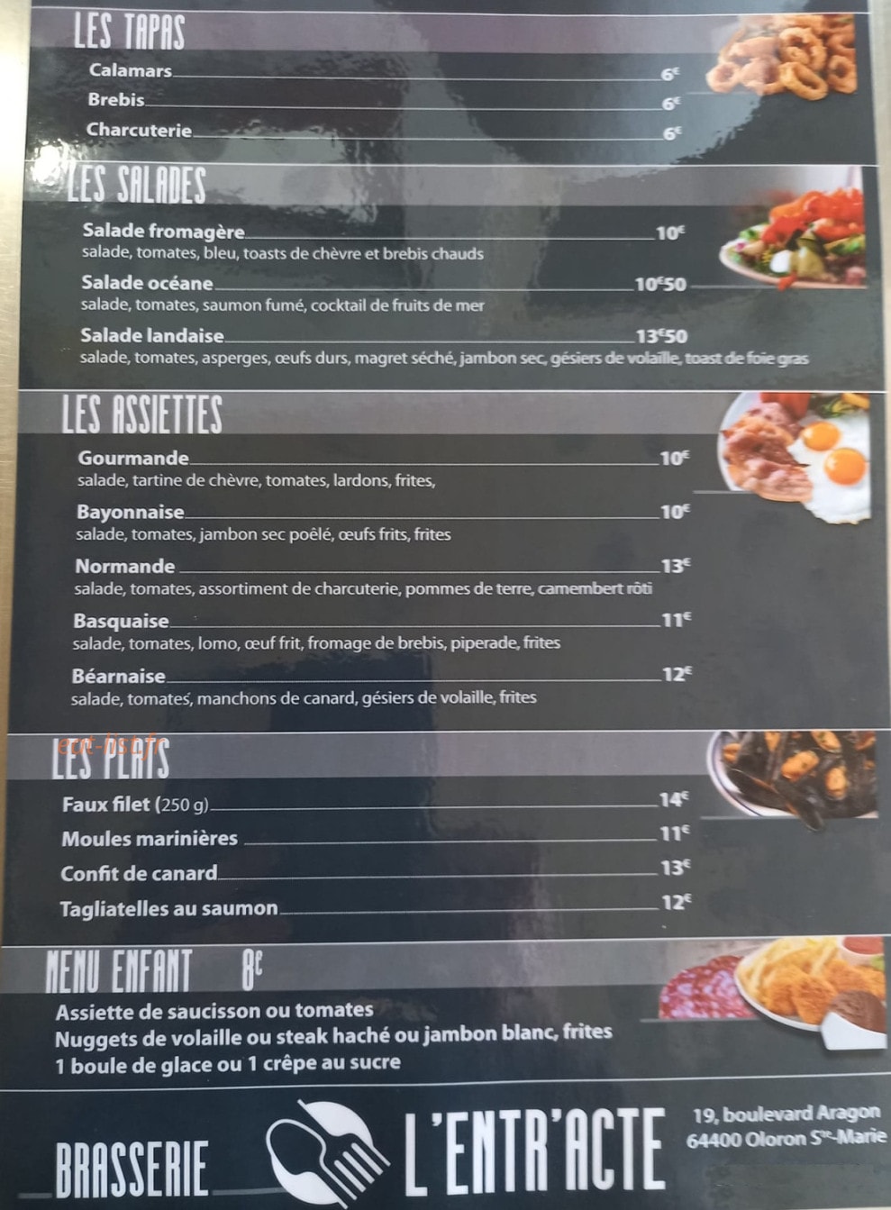 L'entr'Acte — carte page 1