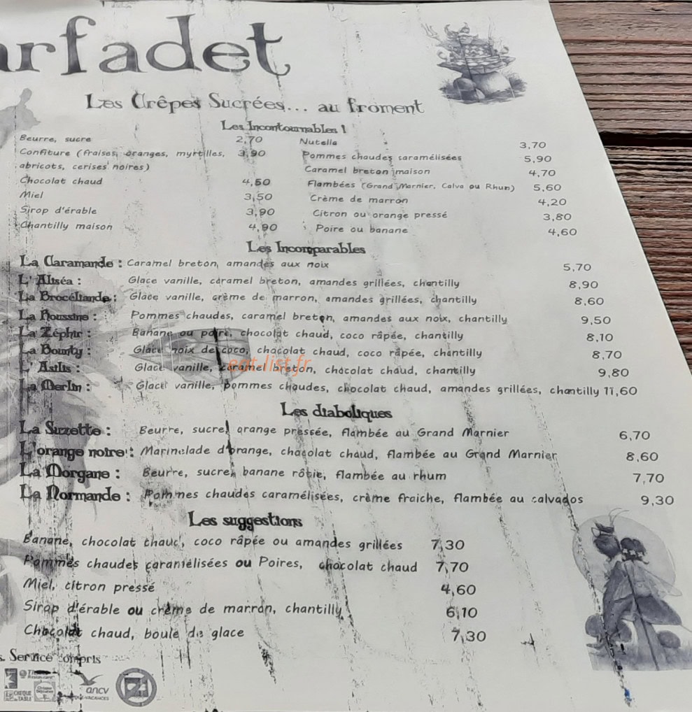 Le Farfadet — carte page 2