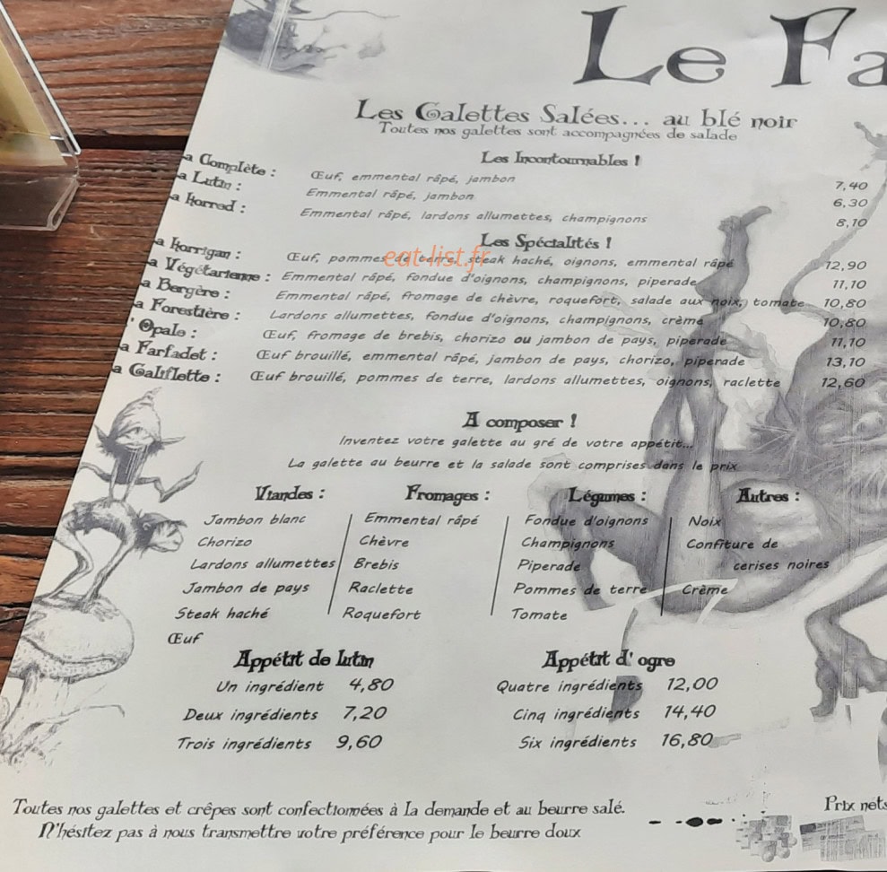 Le Farfadet — carte page 1