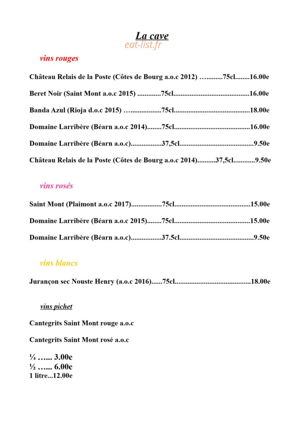 La Caverne — carte page 2
