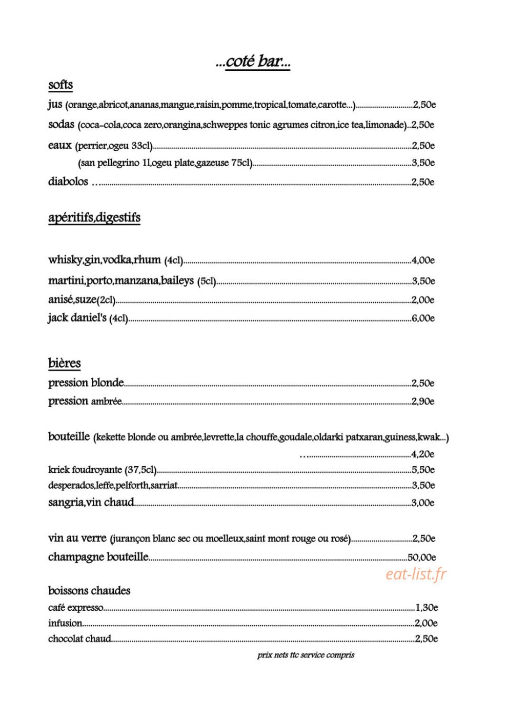 La Caverne — carte page 3