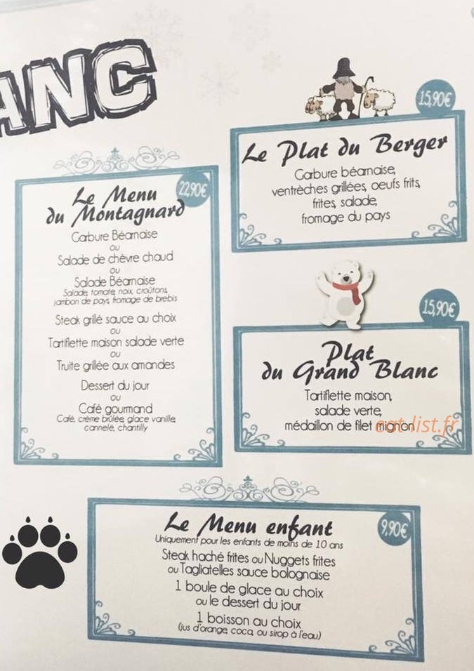 Le Grand Blanc — carte page 3