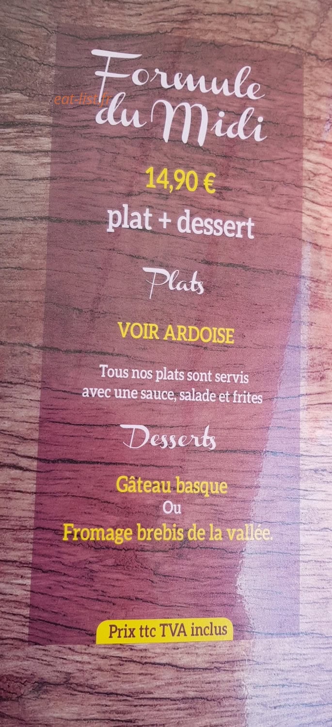 Creperie de l'ours — carte page 3