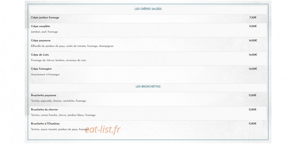 Le Petit Lurien — carte page 3