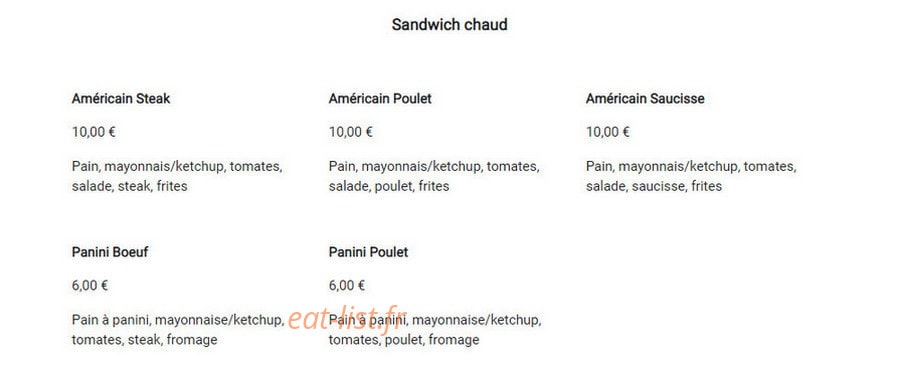 Pulpi Snack — carte page 3