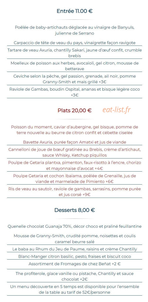 Le Jeu De Paume — carte page 1