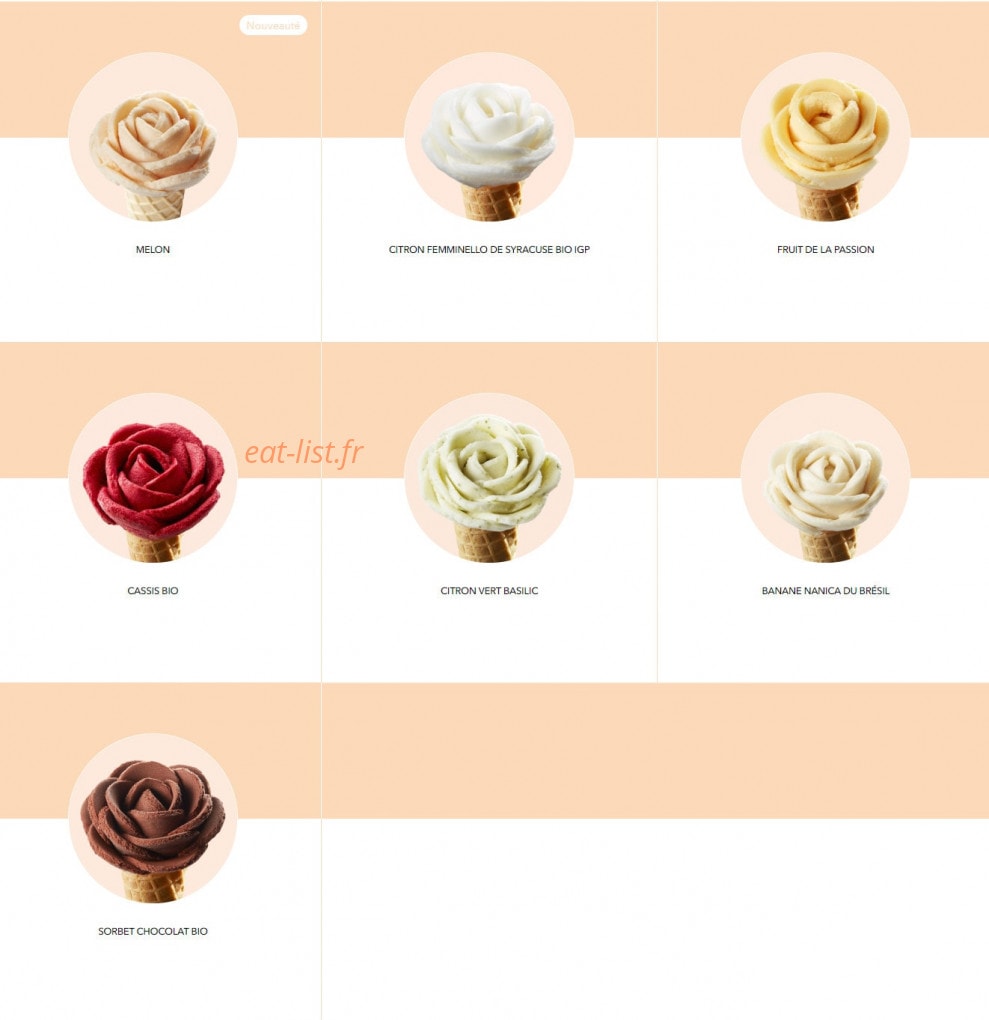 Amorino — carte page 2
