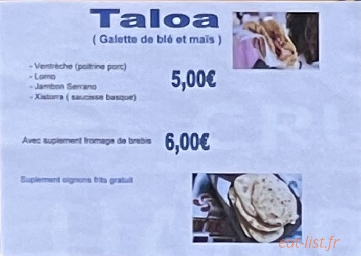Au Gouter De La Plage — carte page 3