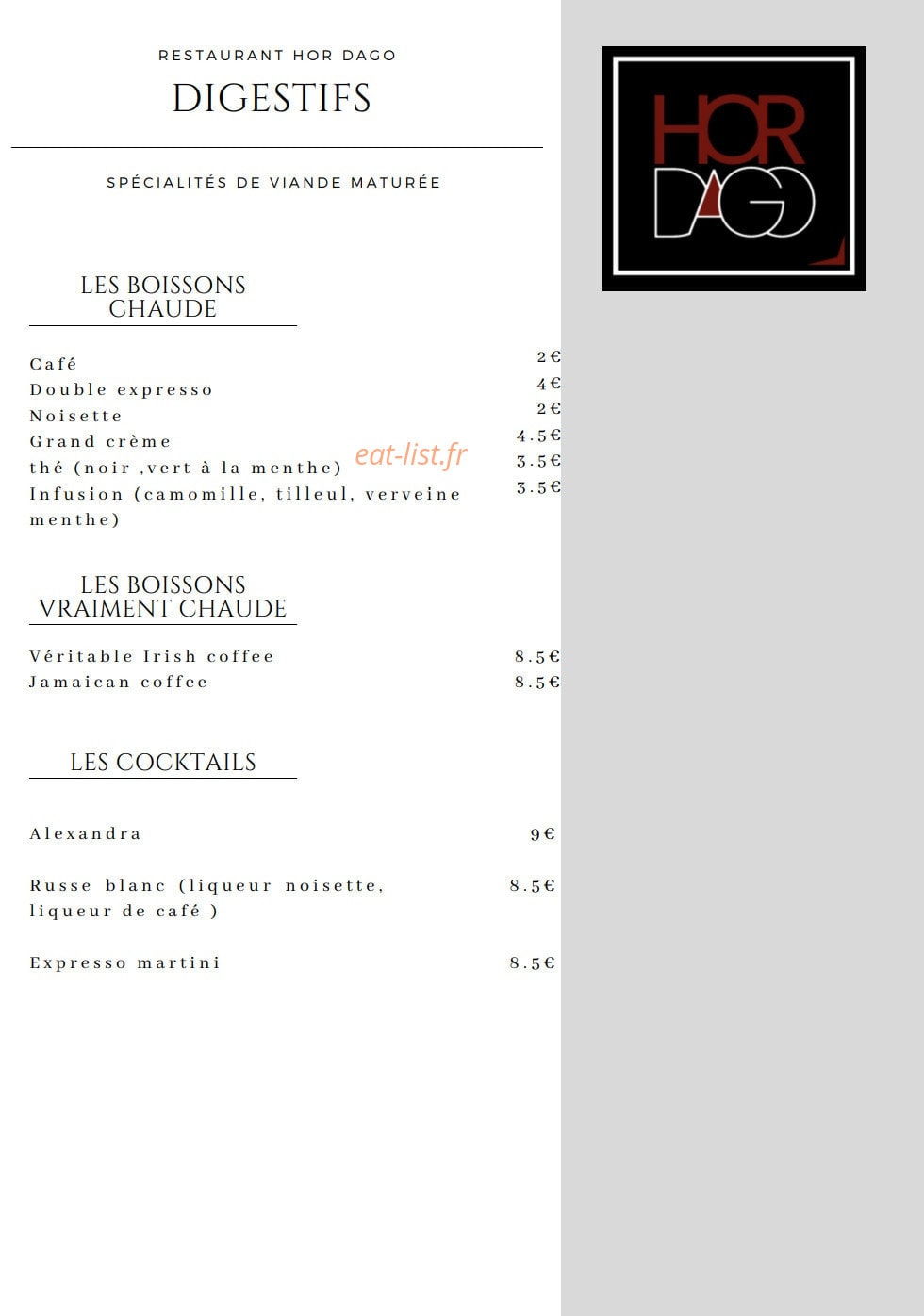 Hor Dago — carte page 5
