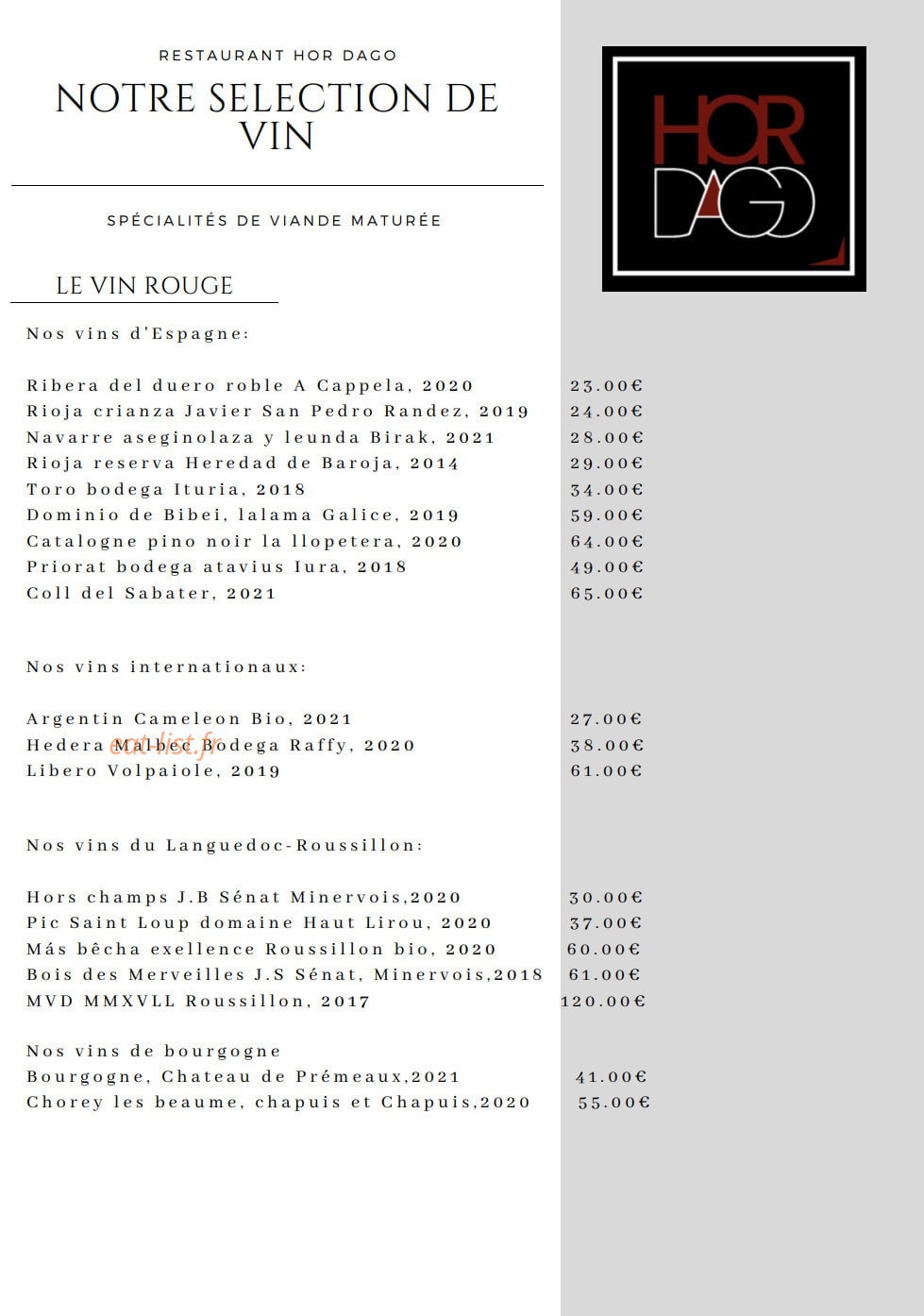 Hor Dago — carte page 6