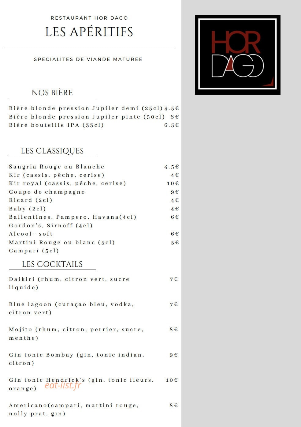 Hor Dago — carte page 4