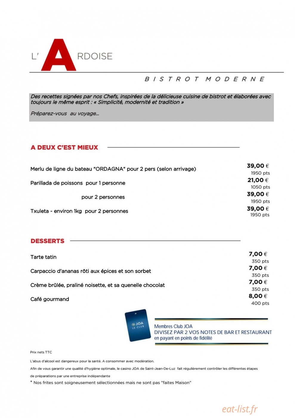 Joa — carte page 2