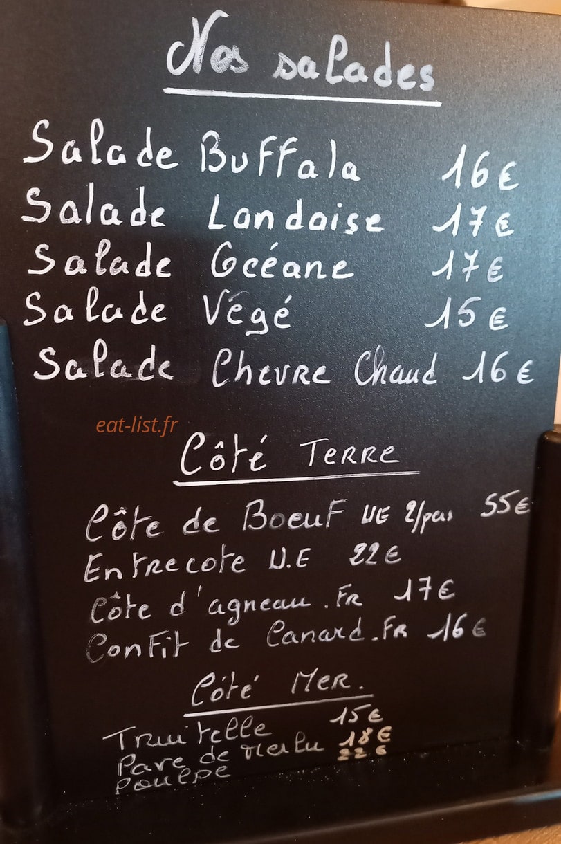 La Peña Bodega — carte page 1