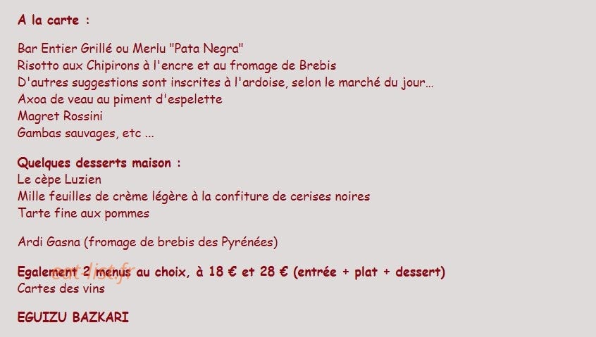 Le Peita — carte page 1