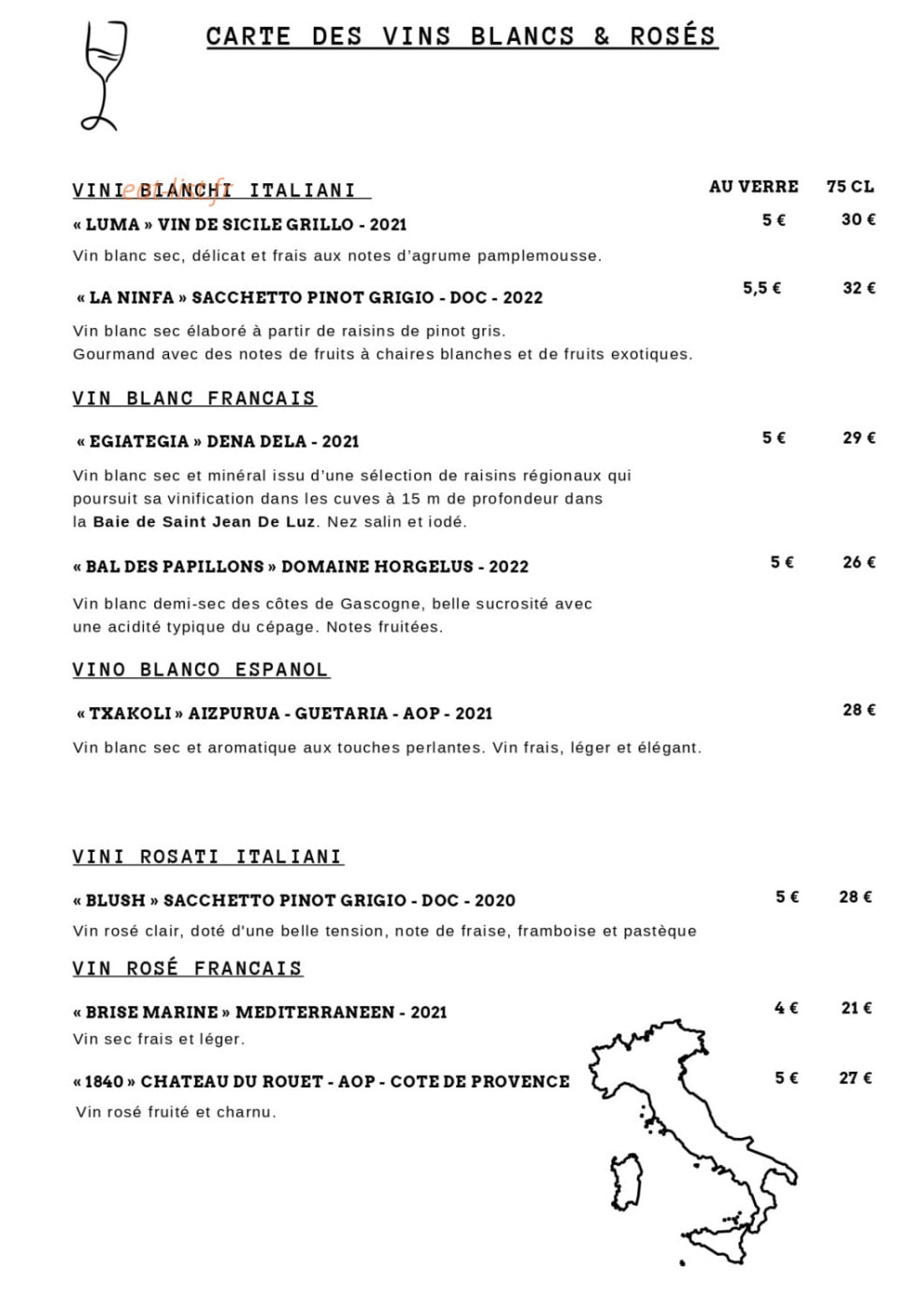 Tavola Calda — carte page 2