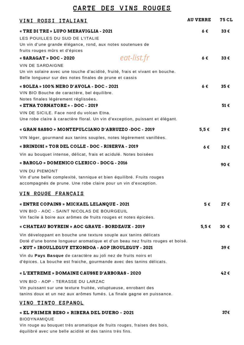 Tavola Calda — carte page 3