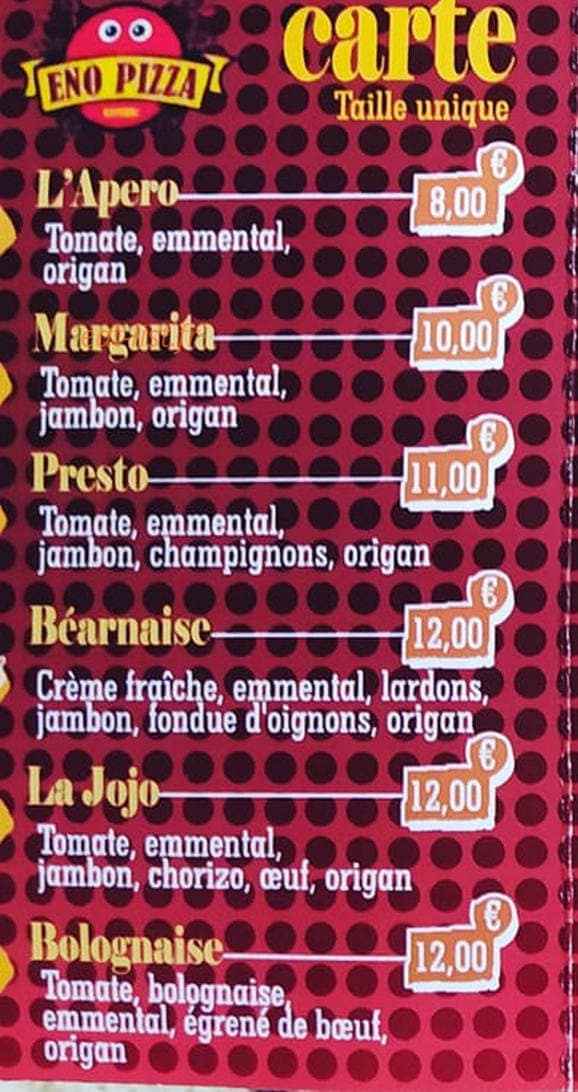 pizza eno — carte page 2