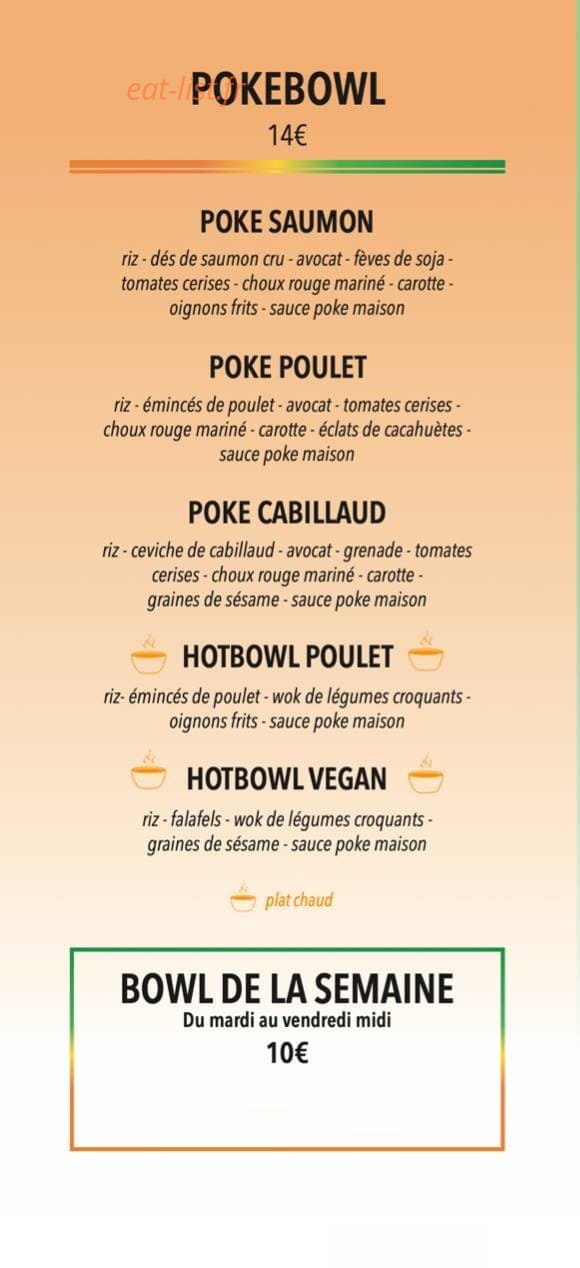 Combi Bowl — carte page 1