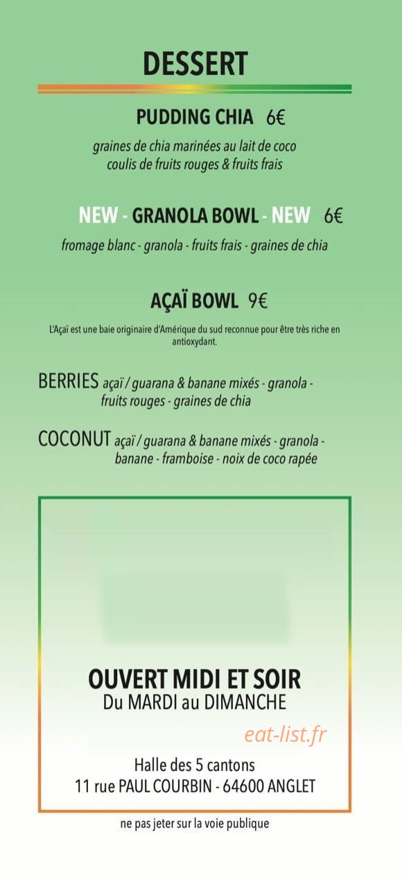 Combi Bowl — carte page 3