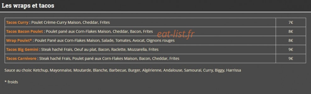 Hot'Ment Bon — carte page 5