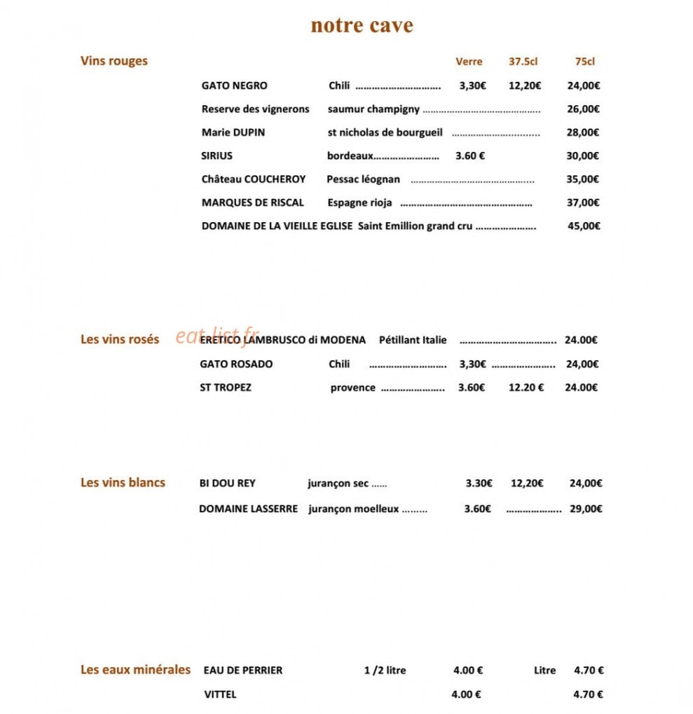 Jungle Café — carte page 4
