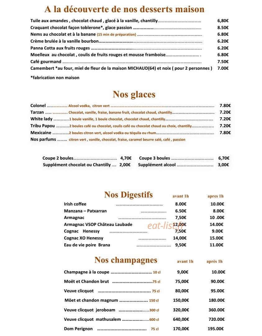 Jungle Café — carte page 7