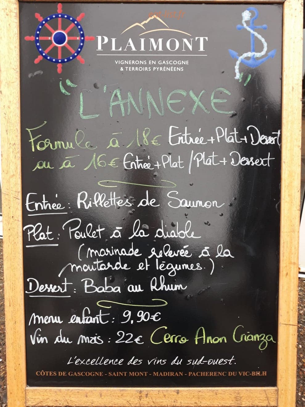 L'Annexe — carte page 2