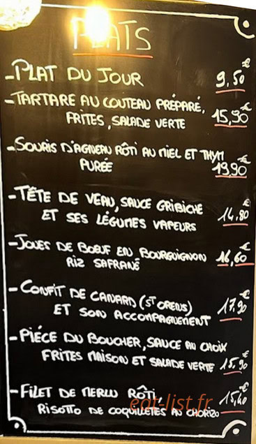 Le bouillon de maignon — carte page 2