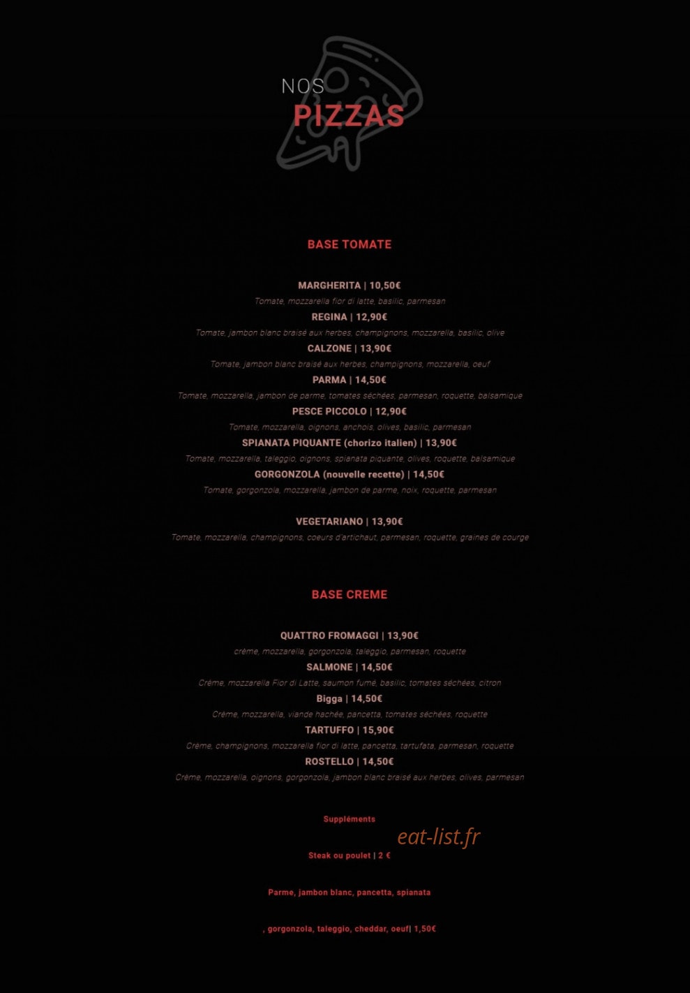 Le Foodies — carte page 2