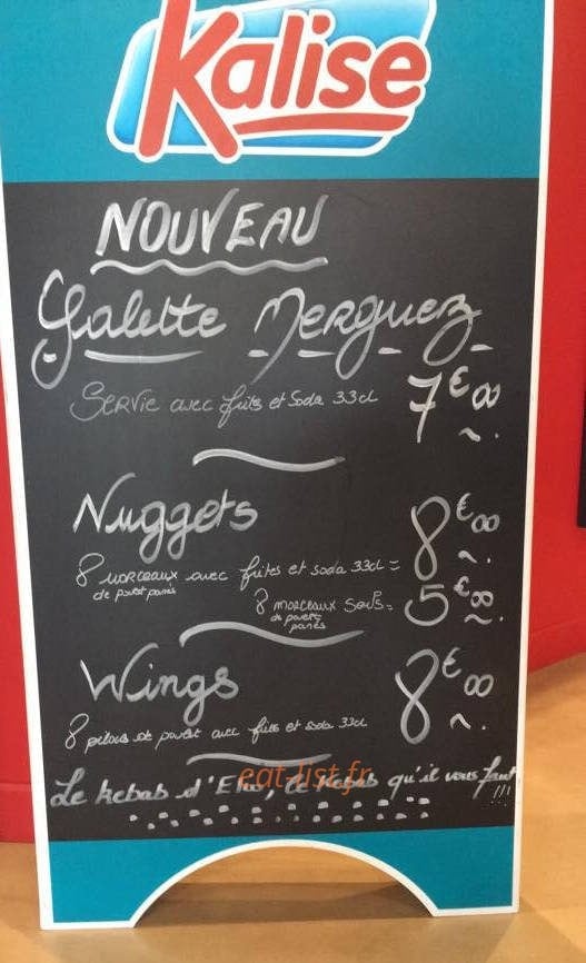 Le kebab d' Elio — carte page 3